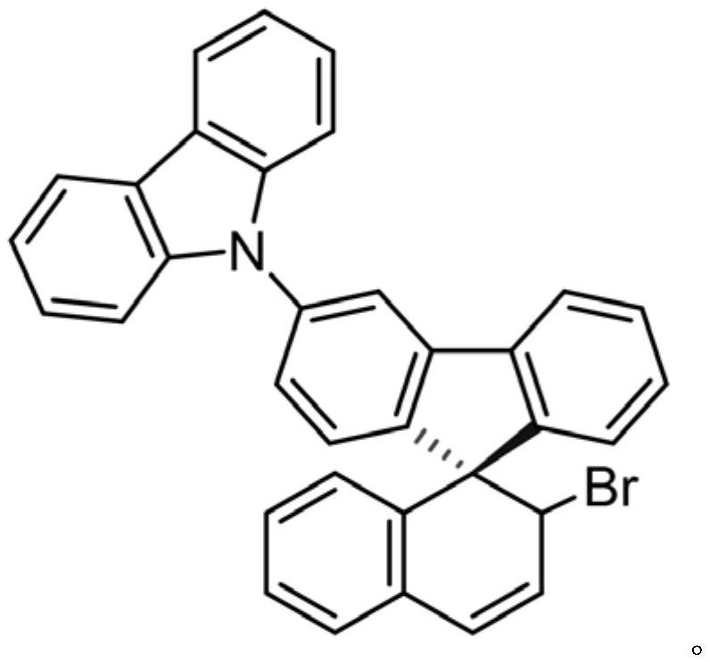 D-A spiro spiro skeleton configuration compound, synthetic method and application