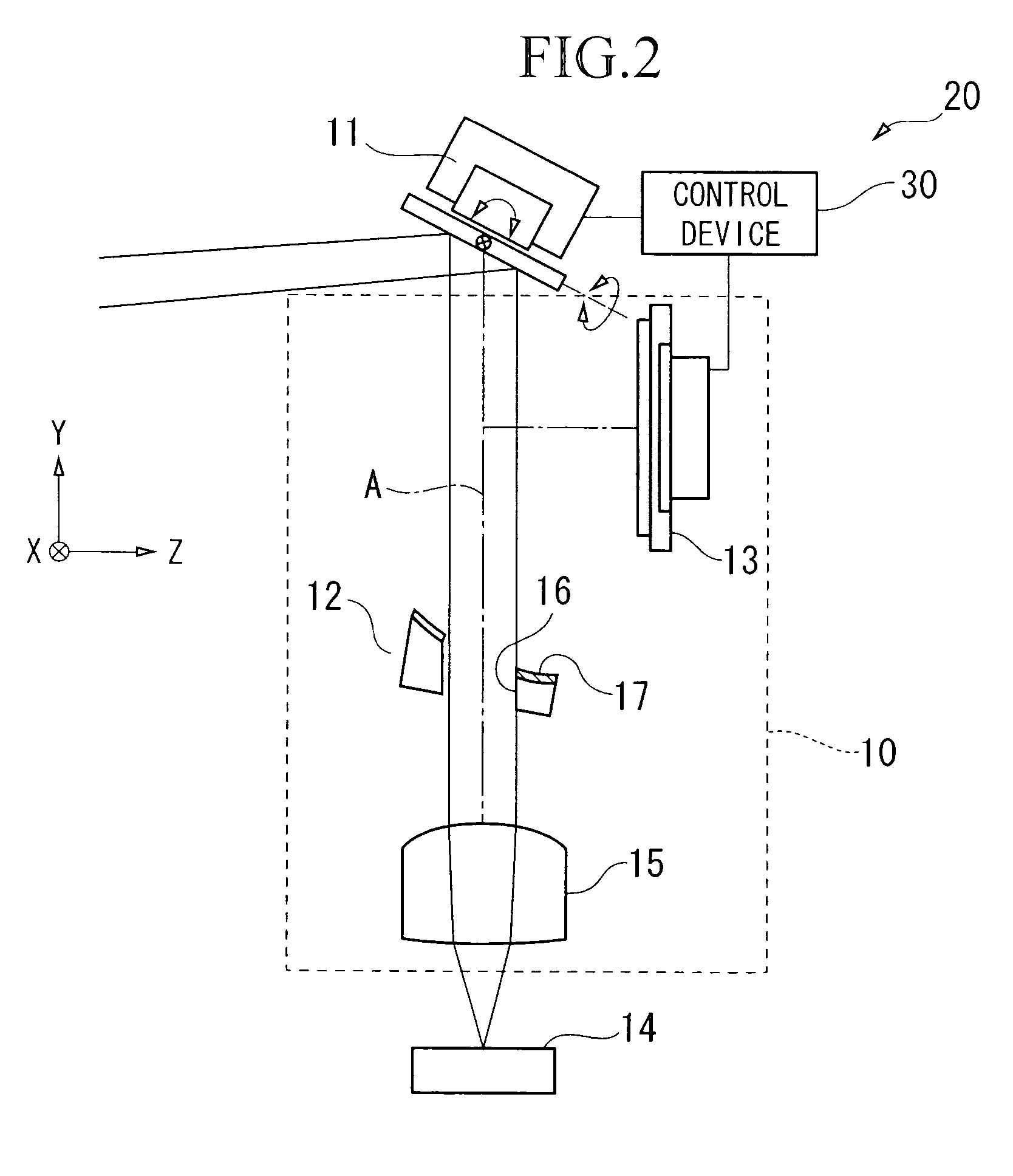 Optical detection device and optical device