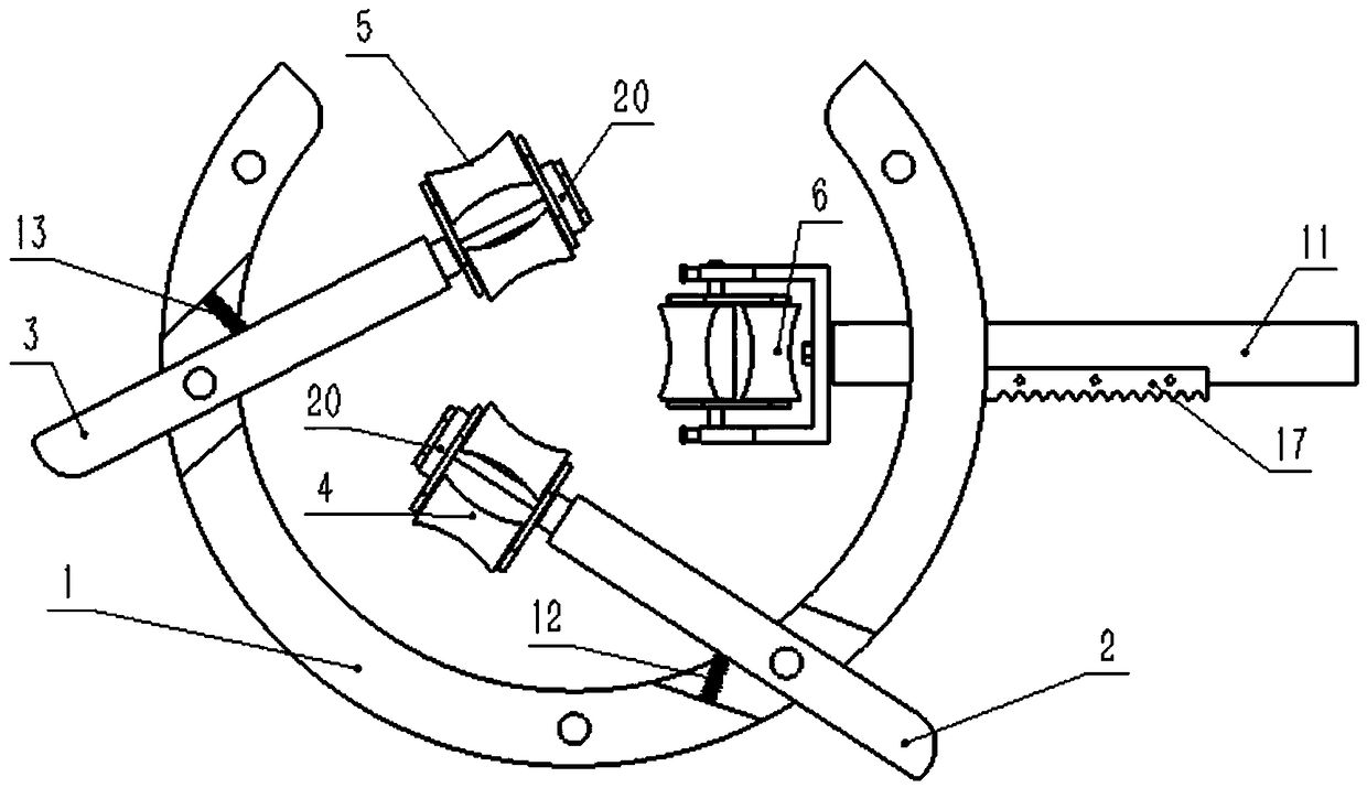 Obstacle-negotiation pole-climbing robot