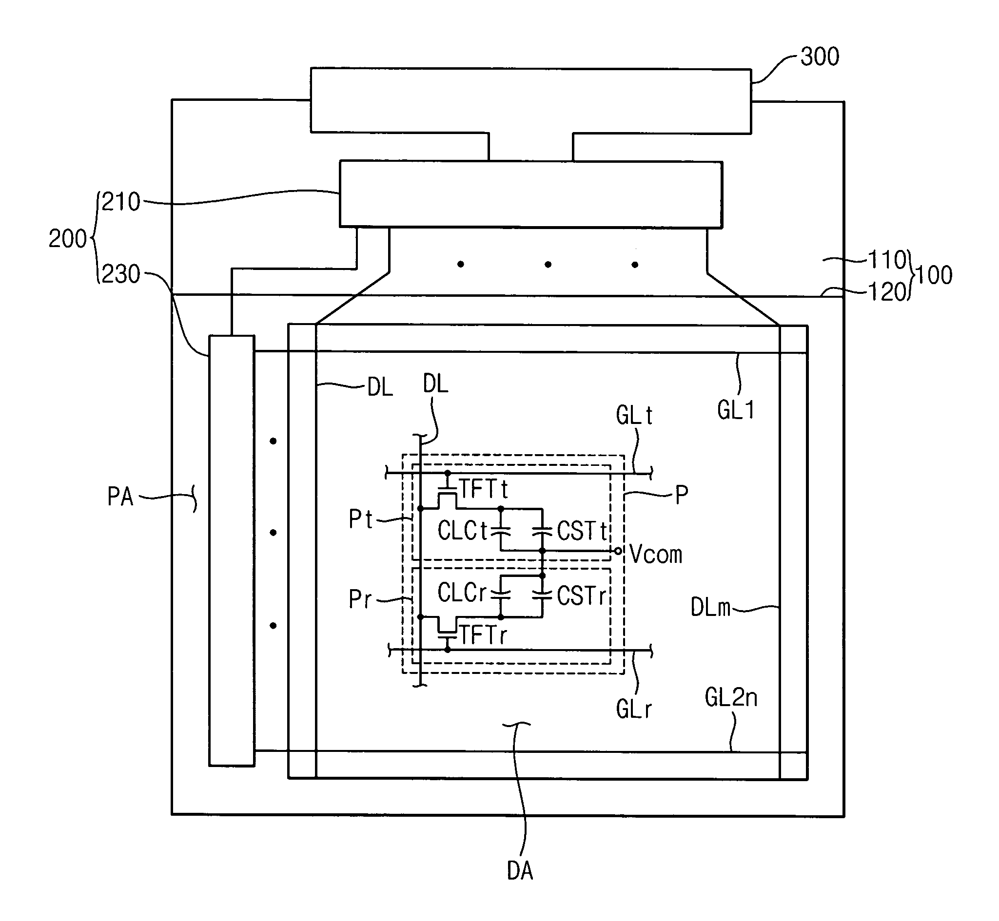 Liquid crystal display device, module for driving the same and method of driving the same