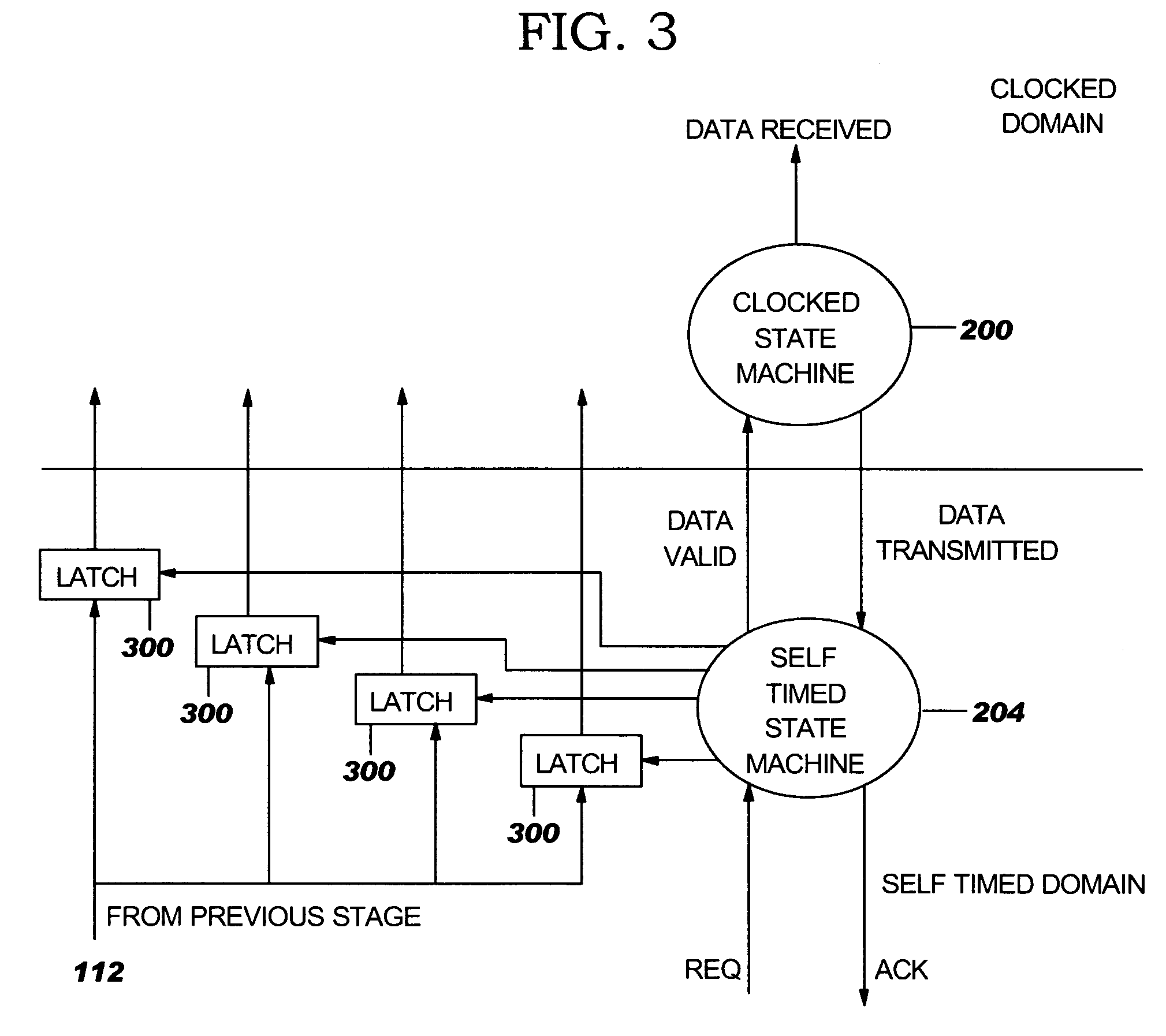 Circuit and method for pipelined insertion