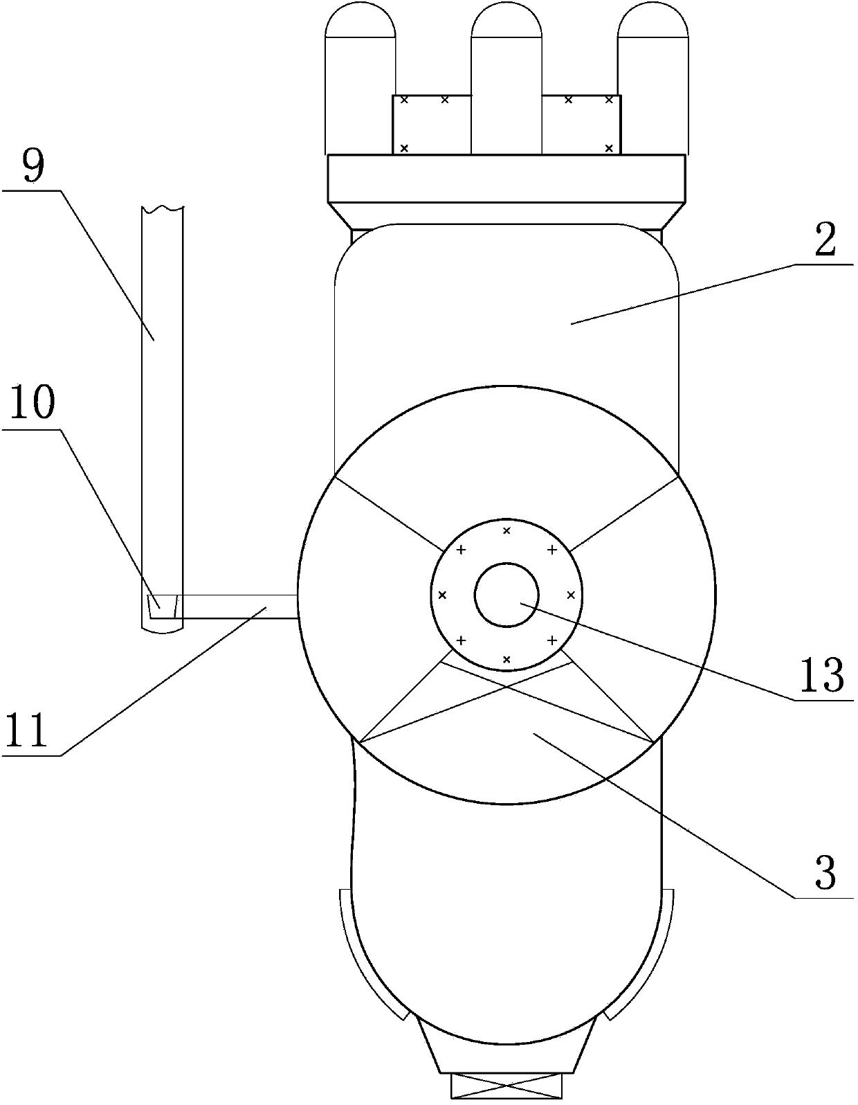 Method for casting valve body of flat gate valve