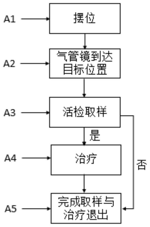 Bronchoscope, bronchoscope holding arm, controllable sheath tube, operation method and patient end device