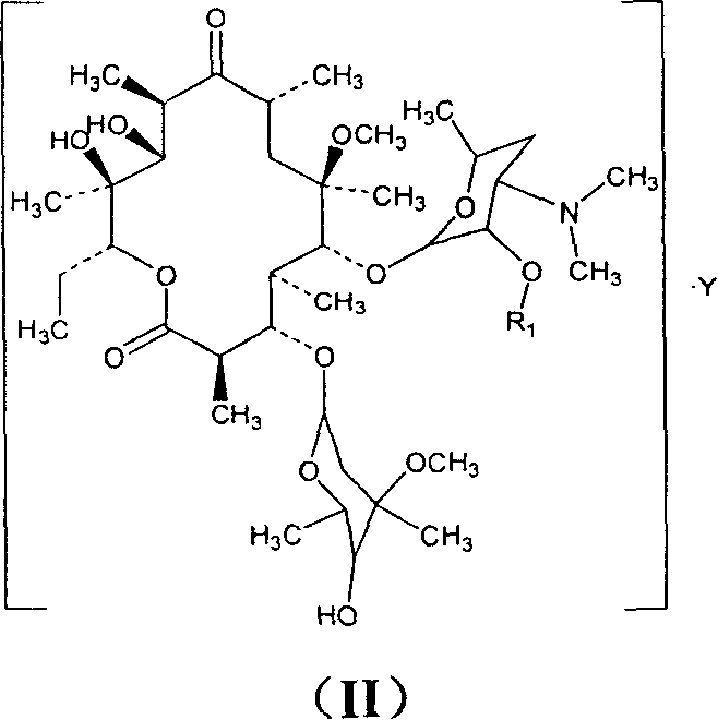Clarithromycin derivatives and its preparation process and pharmaceutical application