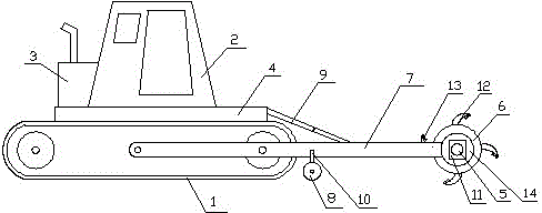 Novel tracked bulldozer