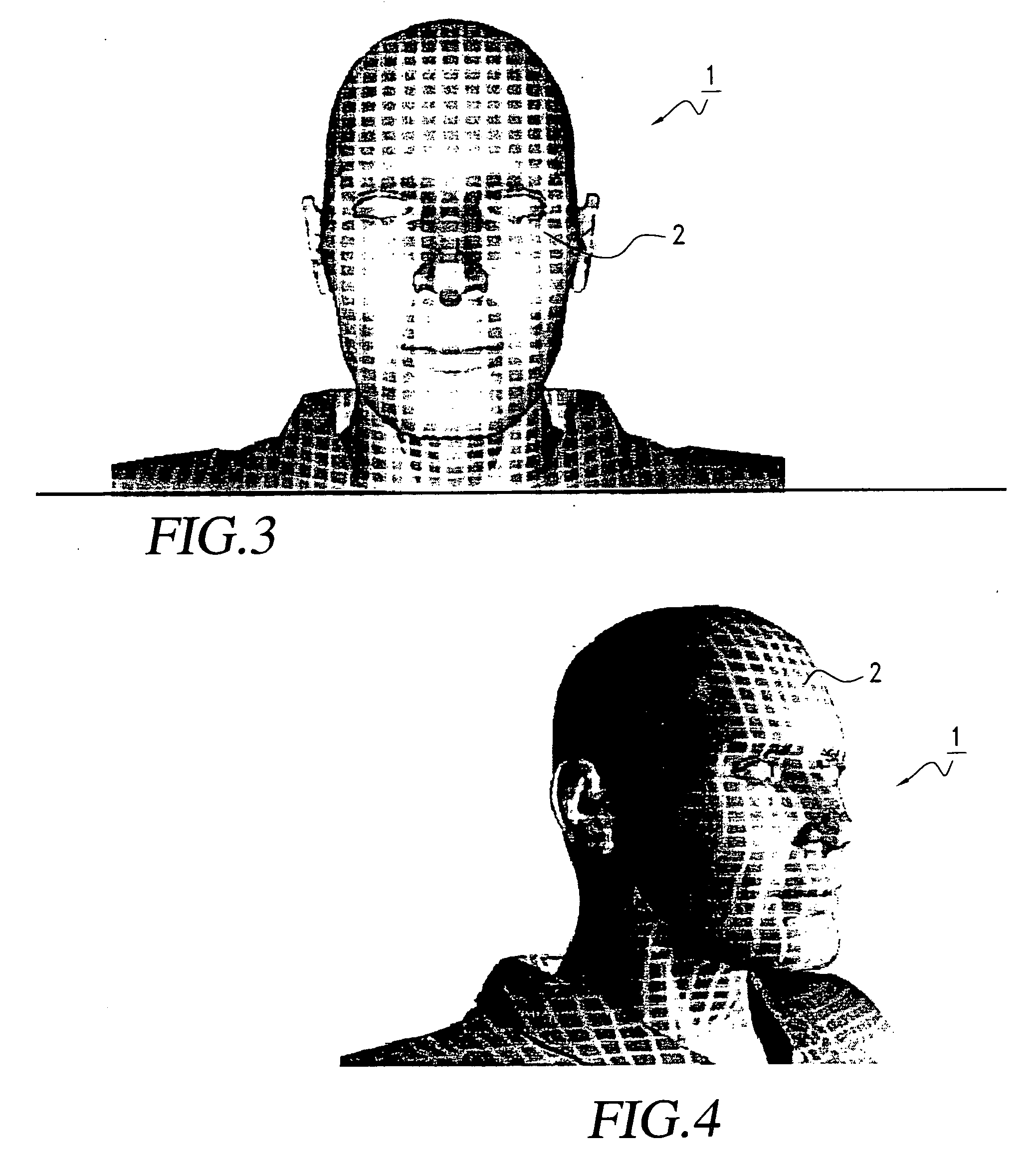 System and method for inputting contours of a three-dimensional subject to a computer