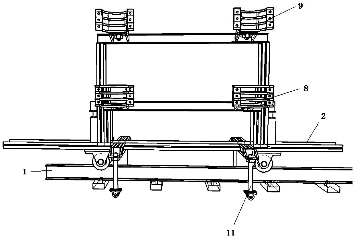 Rail type traction system for hoisting transportation