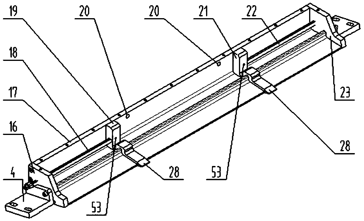 Width-adjustable casting mechanism for producing ionic membrane