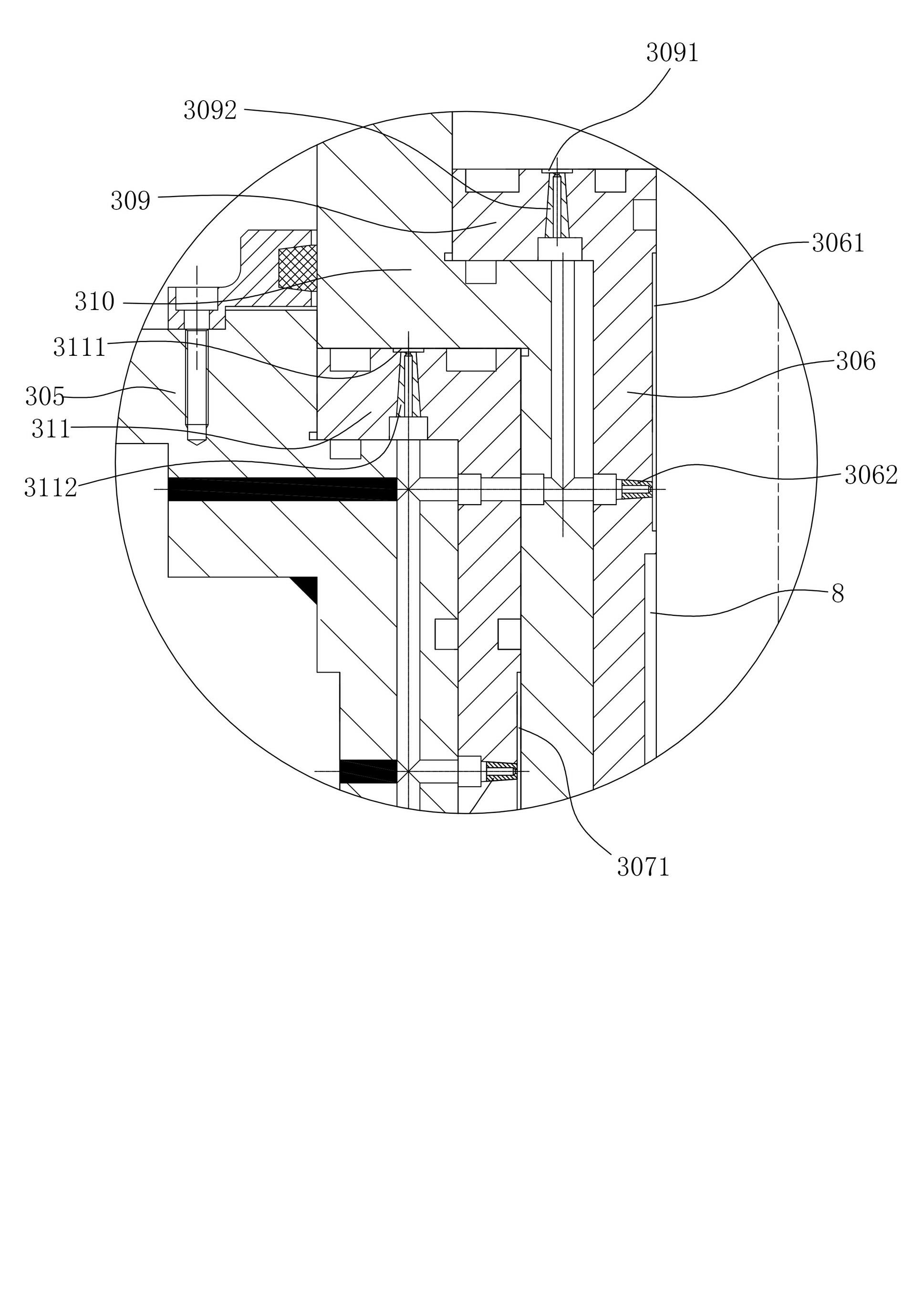 Ball crusher with double-rotor hydrostatic bearing structure