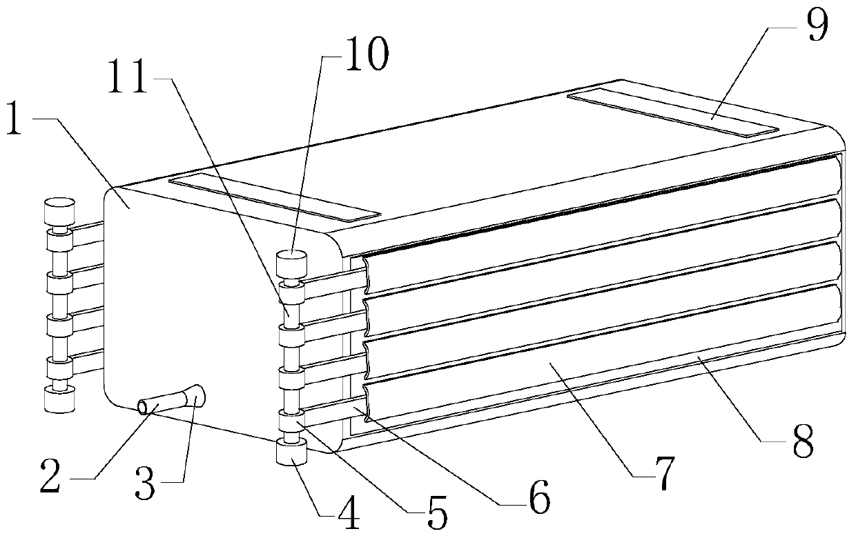 Filling device for coal mining of coal mine