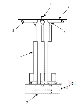 Three-rod solar tracker