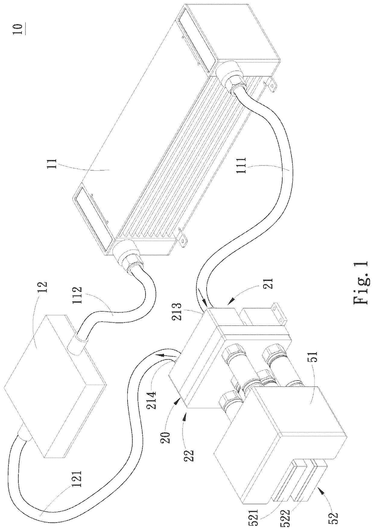 Liquid transfer module and liquid cooling system thereof