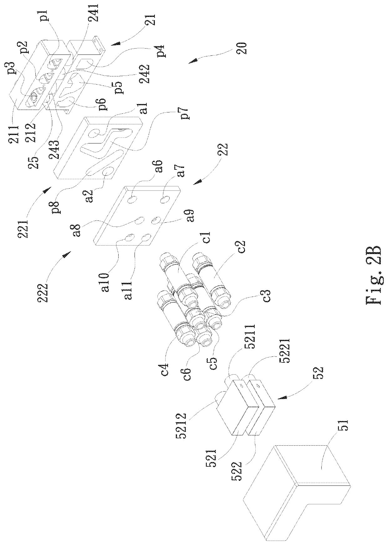 Liquid transfer module and liquid cooling system thereof