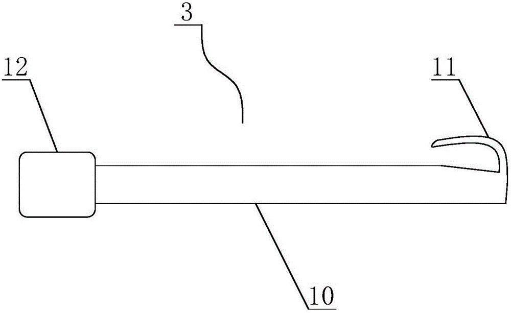 Tool for treating stenosis or atresia of ductus papillaris of dairy cow and use method of tool