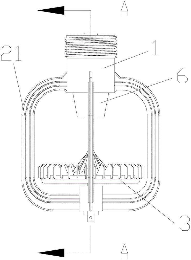 Energy-saving two-speed splash sprinkler