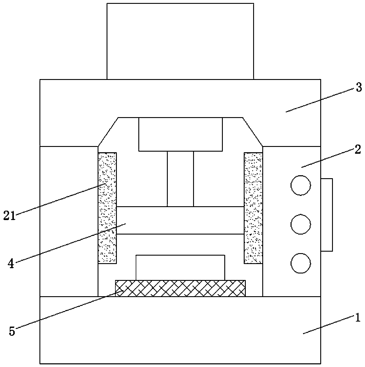 High-strength Q345C low-alloy steel forming device