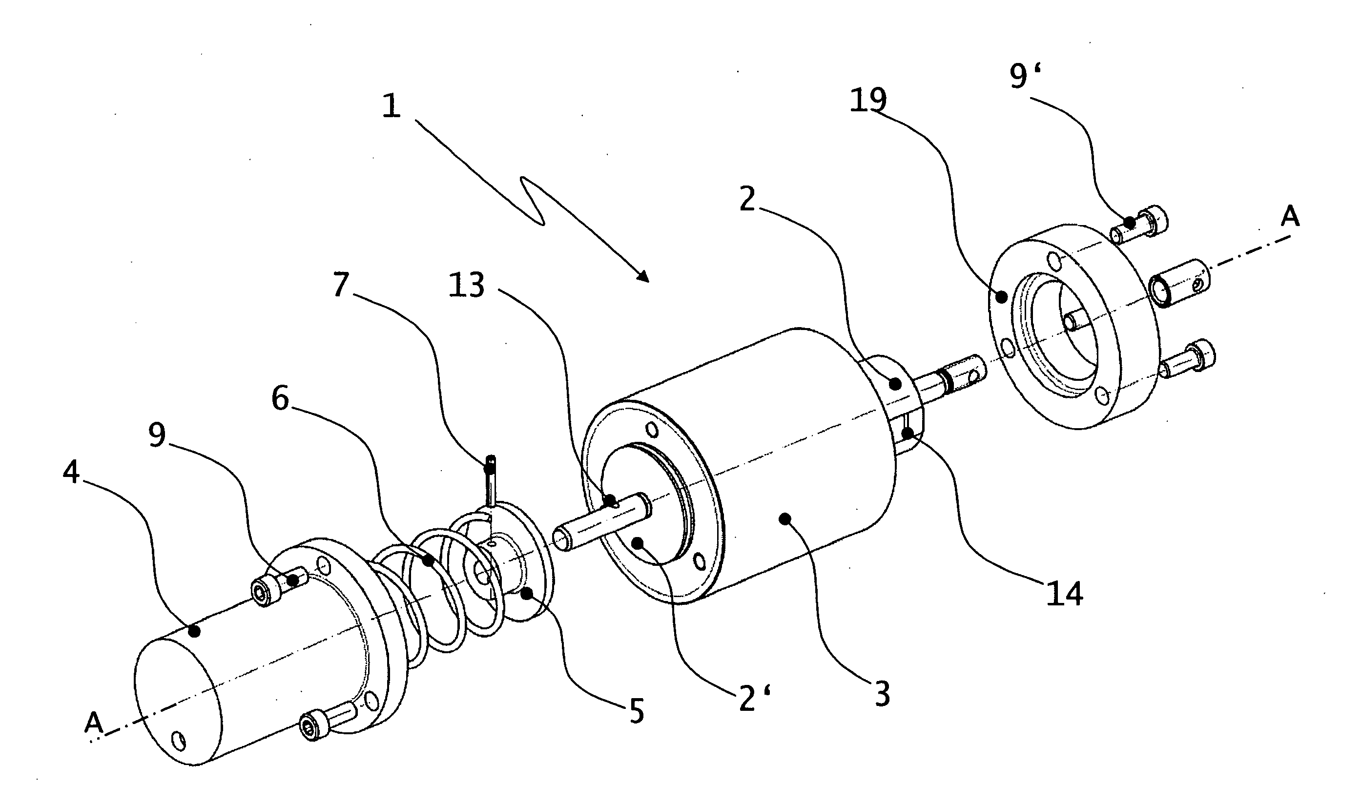 Actuating magnet