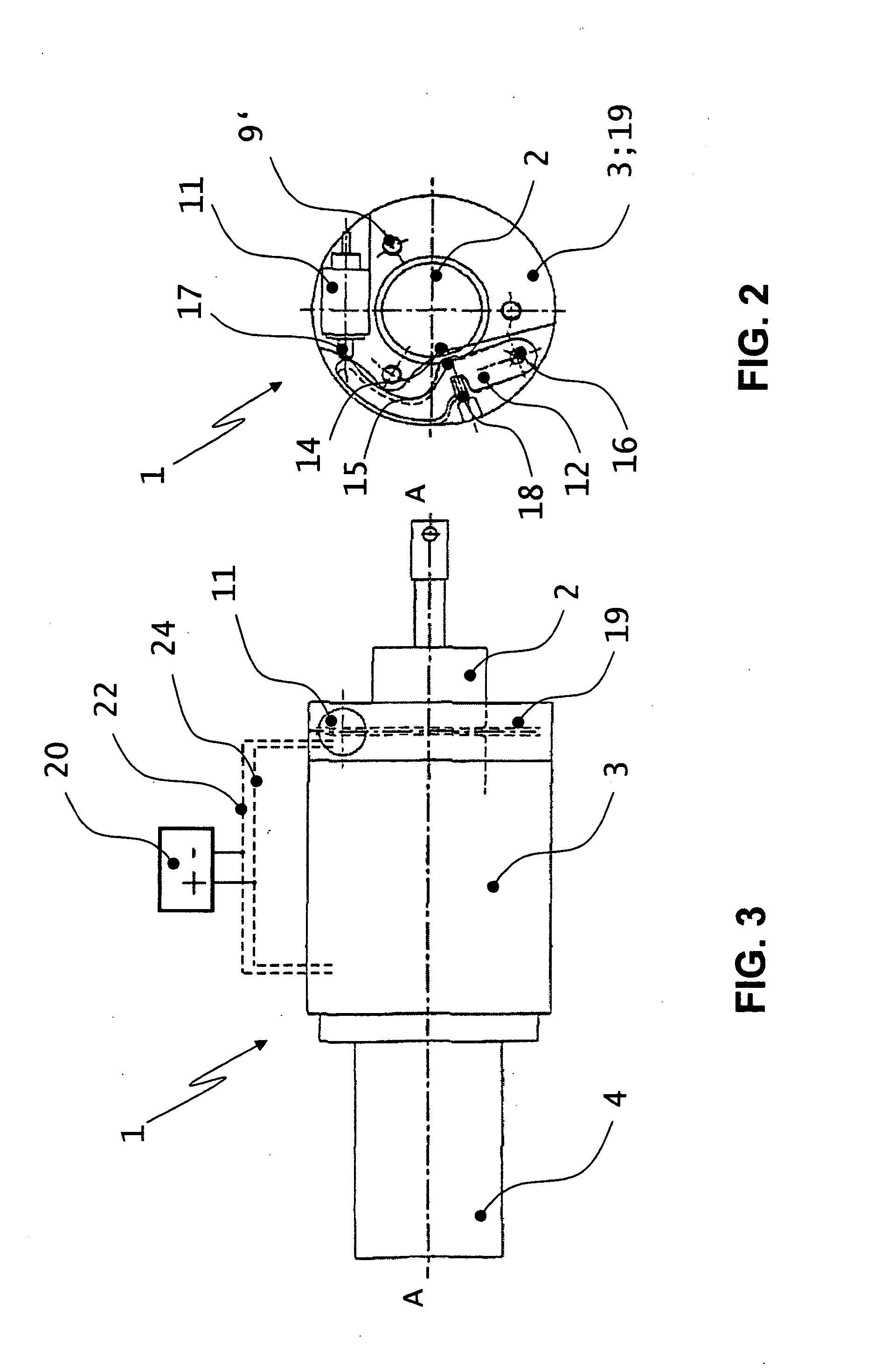 Actuating magnet