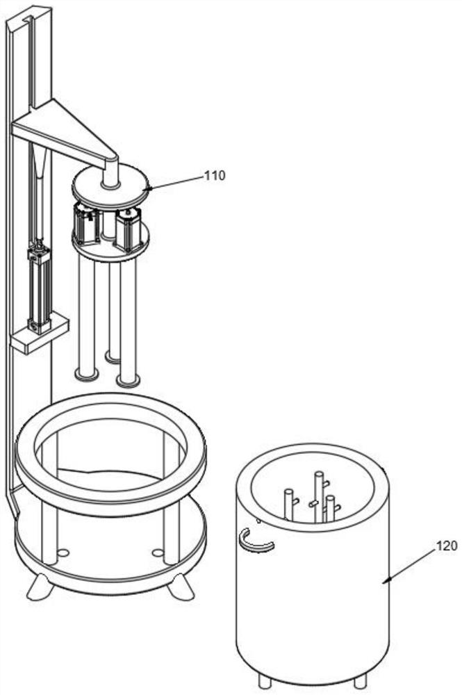 Anti-solidification storage device for sealant production based on multi-shaft stirring