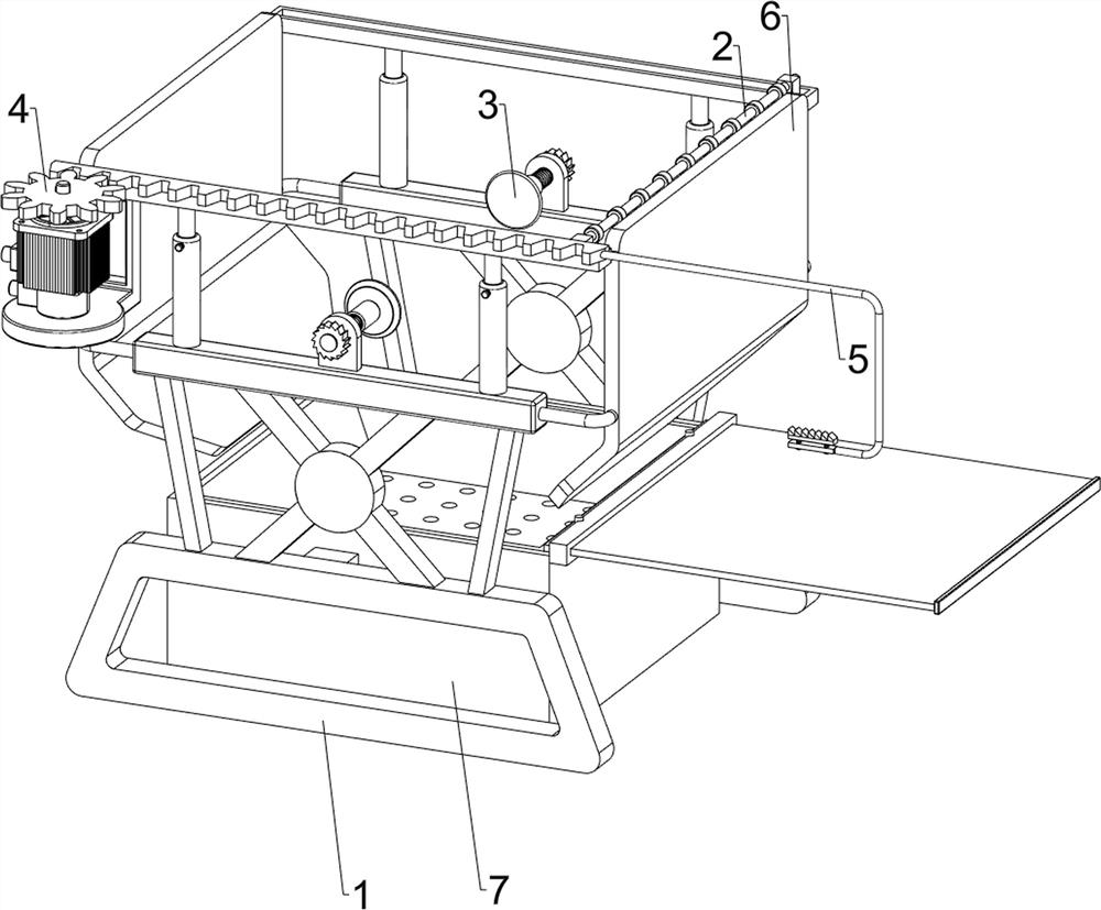 Paint spraying device for appearance of board during furniture decoration