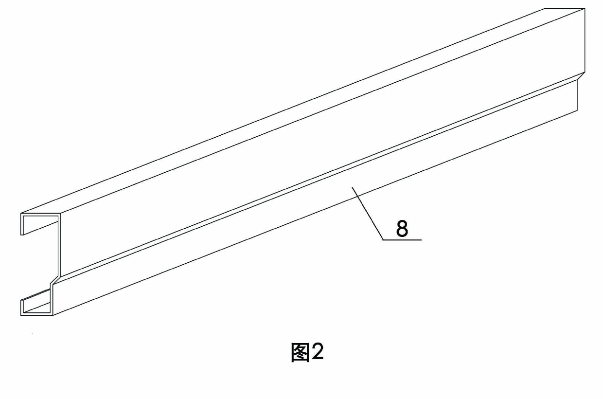 Steel-side-rib light shock-resistant energy-saving wallboard and construction method thereof