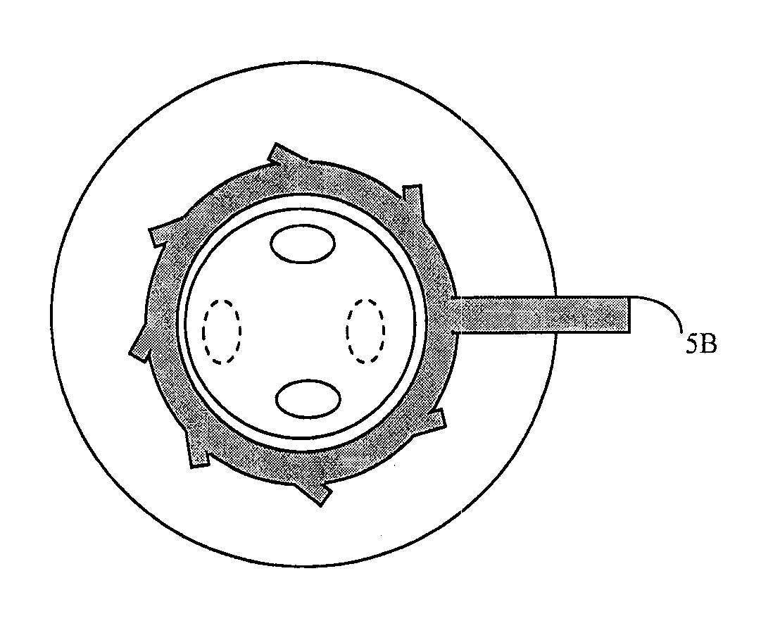 Catalytic reactor with cooling device provided with tangential injection of a cooling fluid