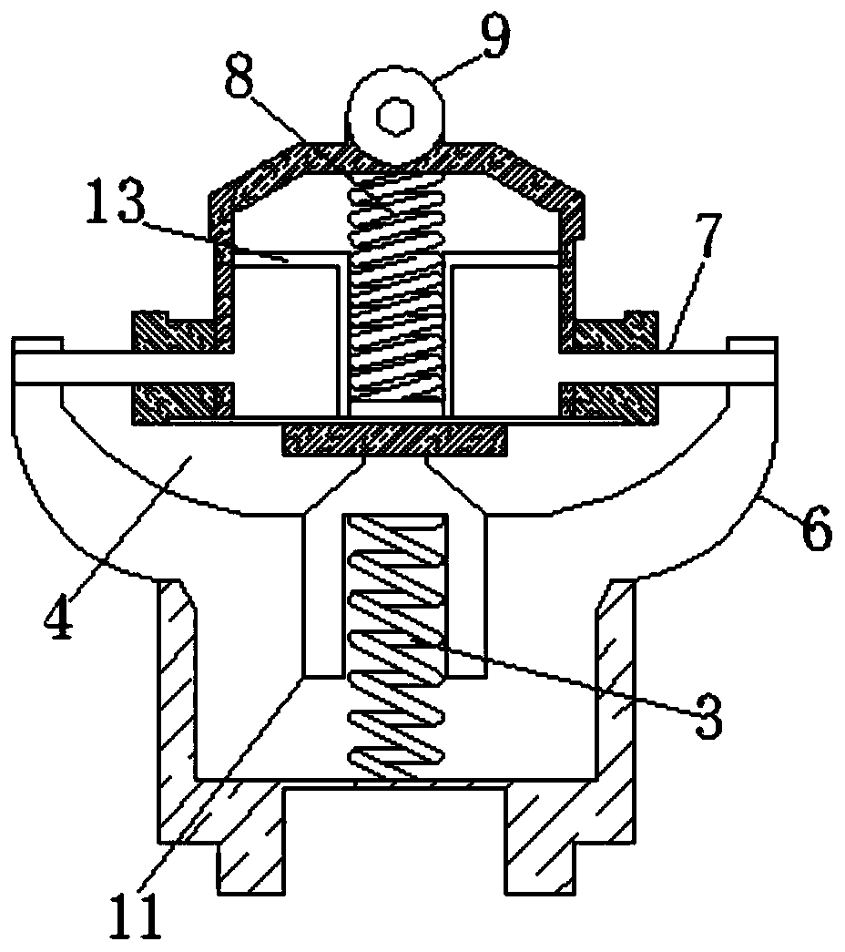 Throttle shaft with axial positioning structure