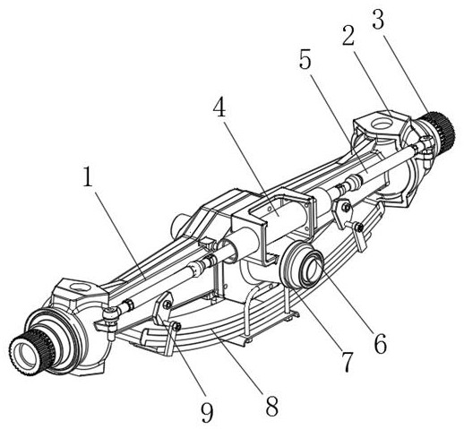 A high-strength automobile intermediate shaft