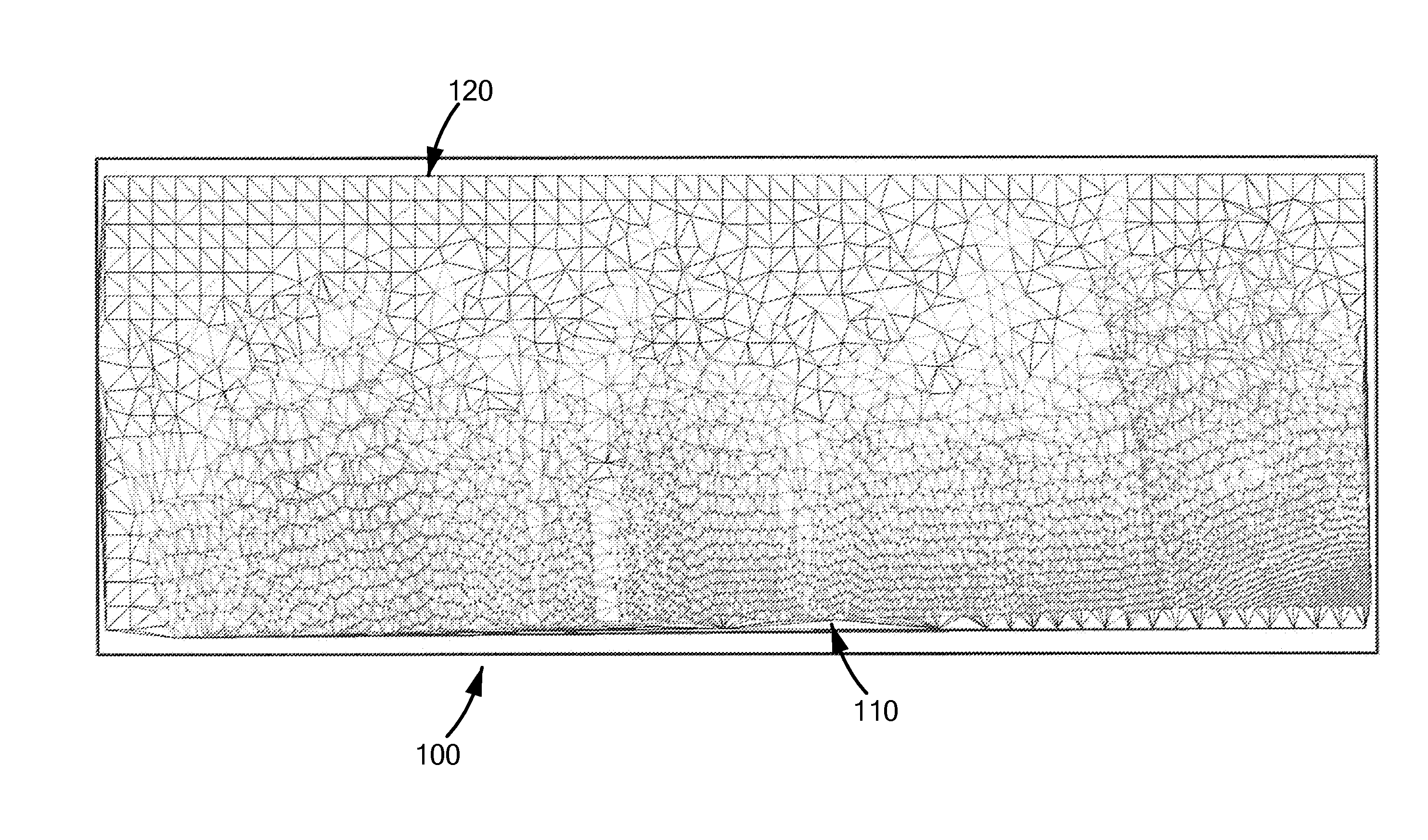 Systems and methods for generating a large scale polygonal mesh