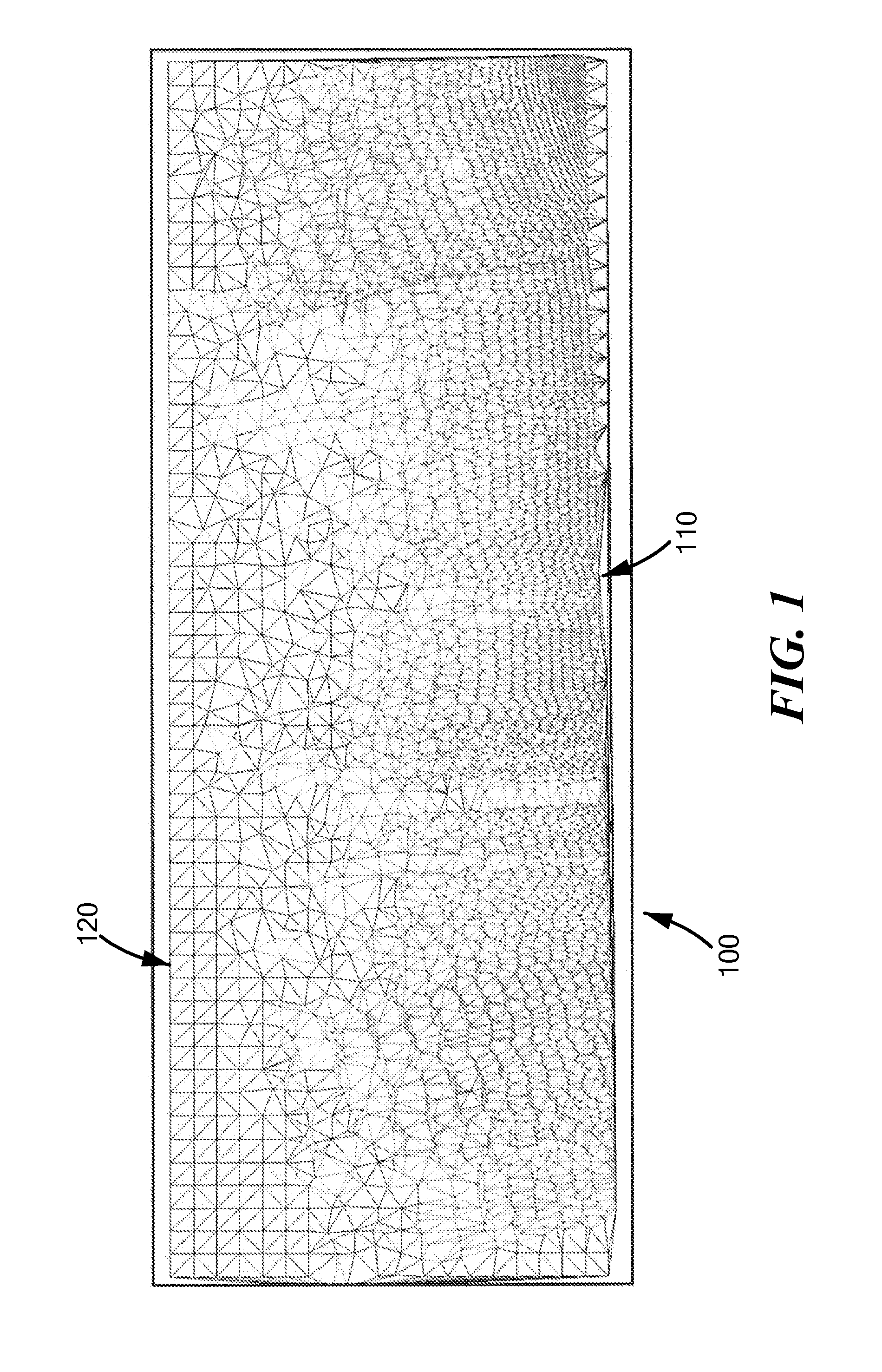 Systems and methods for generating a large scale polygonal mesh