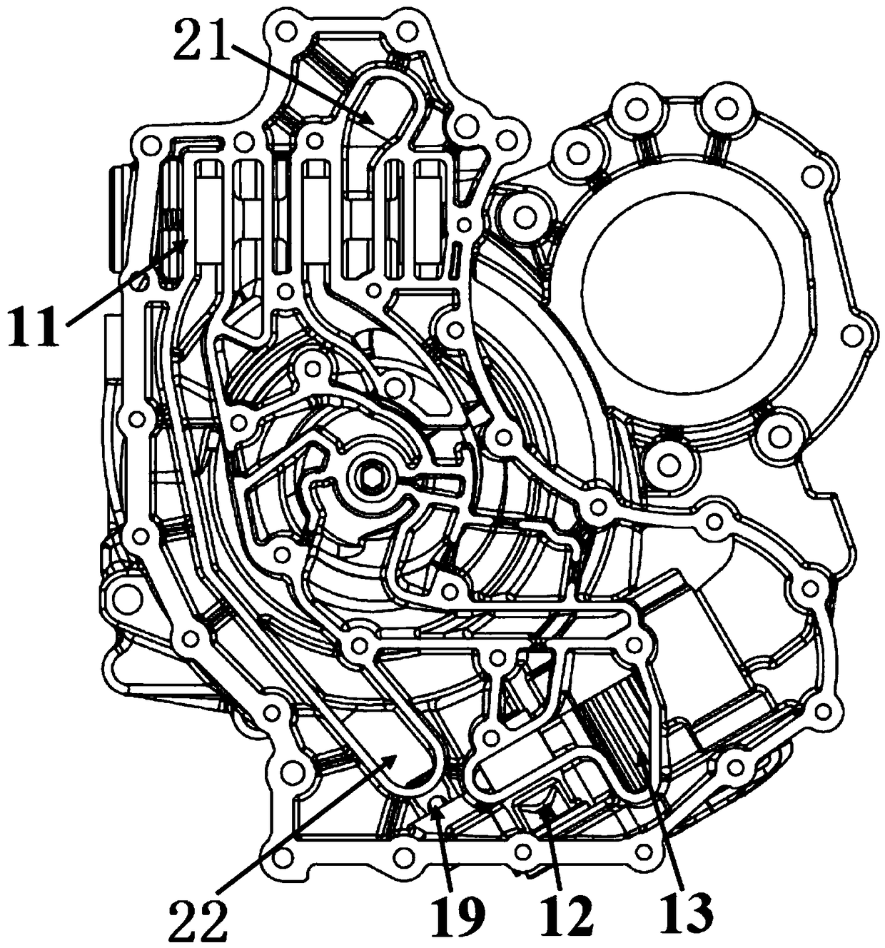 Integrated type hydraulic retarder