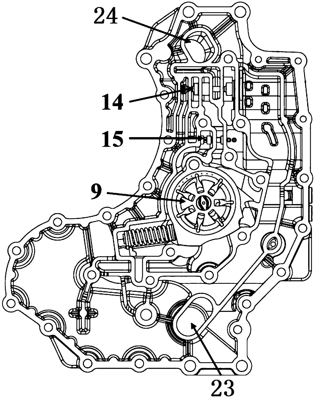 Integrated type hydraulic retarder