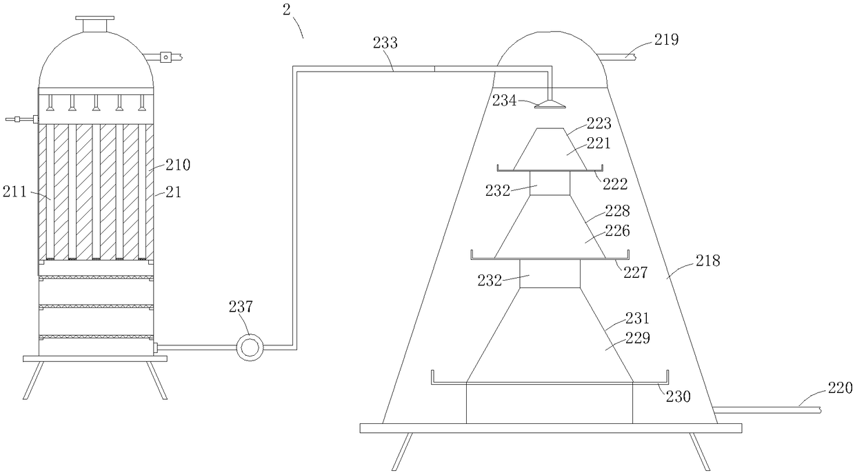 Novel camellia oil processing technology and processing device thereof