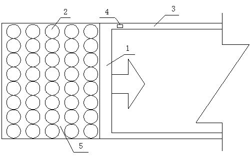 Filling and mining method of coal gases