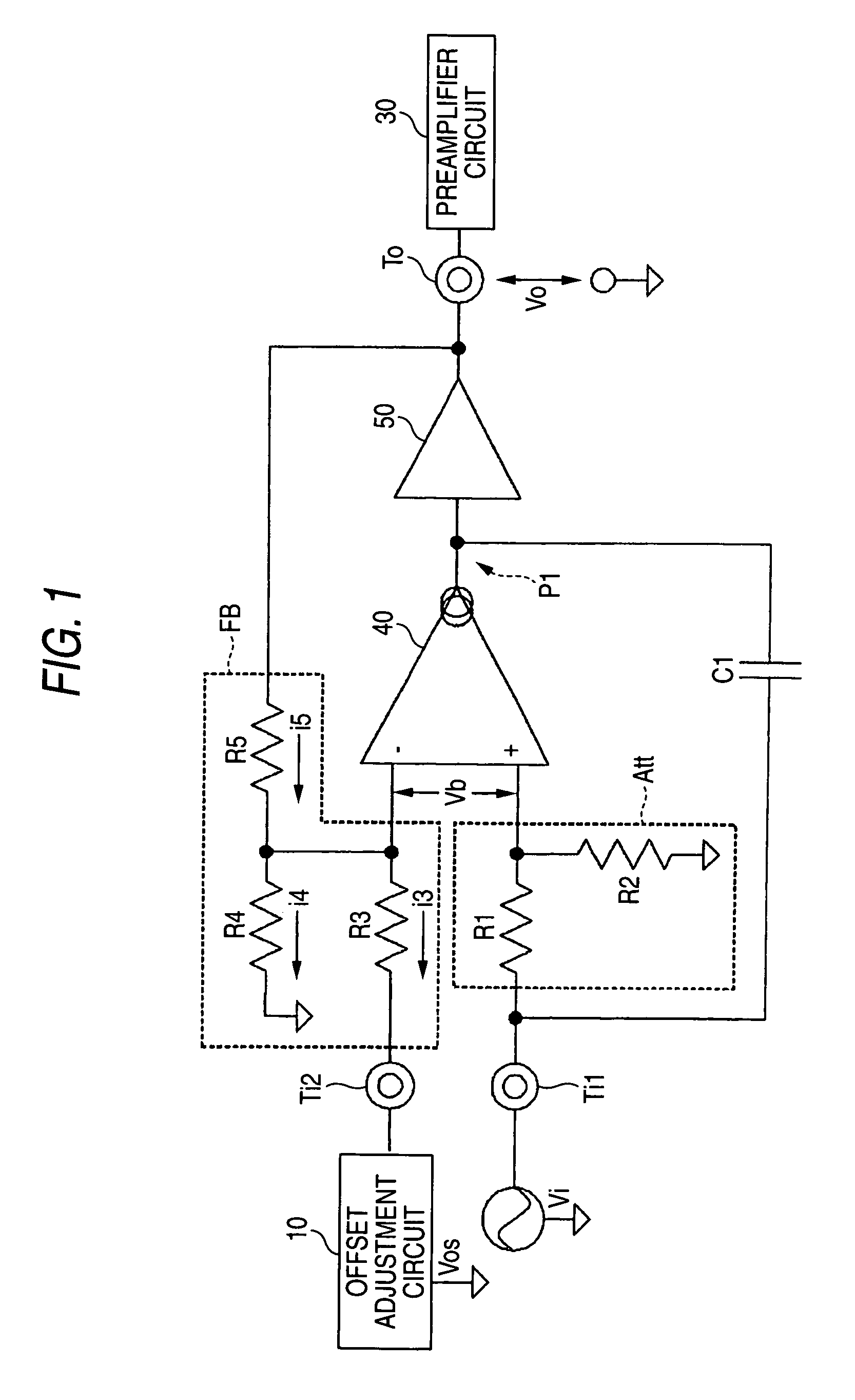 Differential amplification input circuit