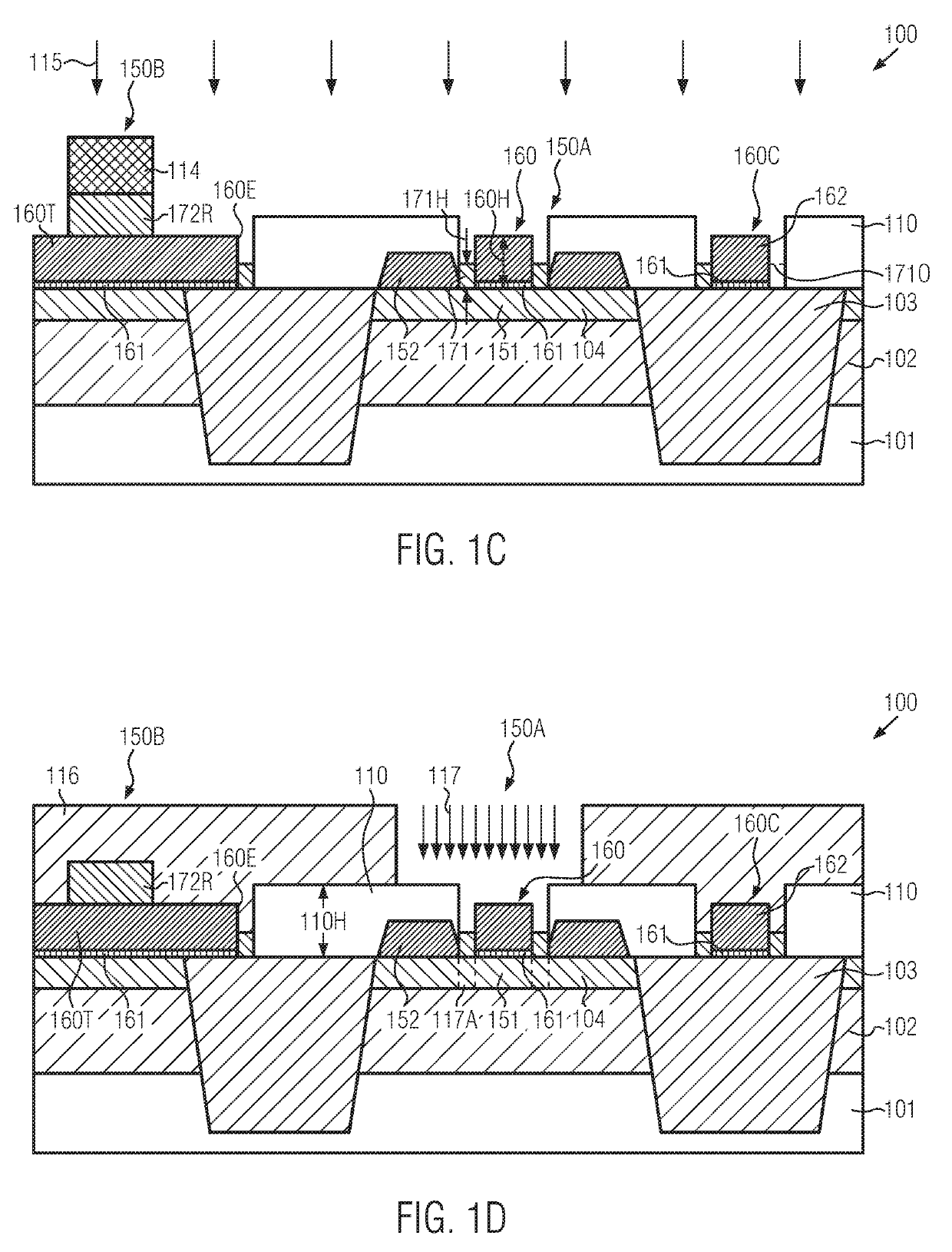 Cap removal for gate electrode structures with reduced complexity