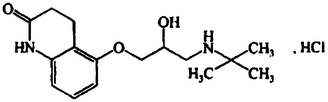 Stable carteolol hydrochloride, its preparation method and ophthalmic pharmaceutical composition