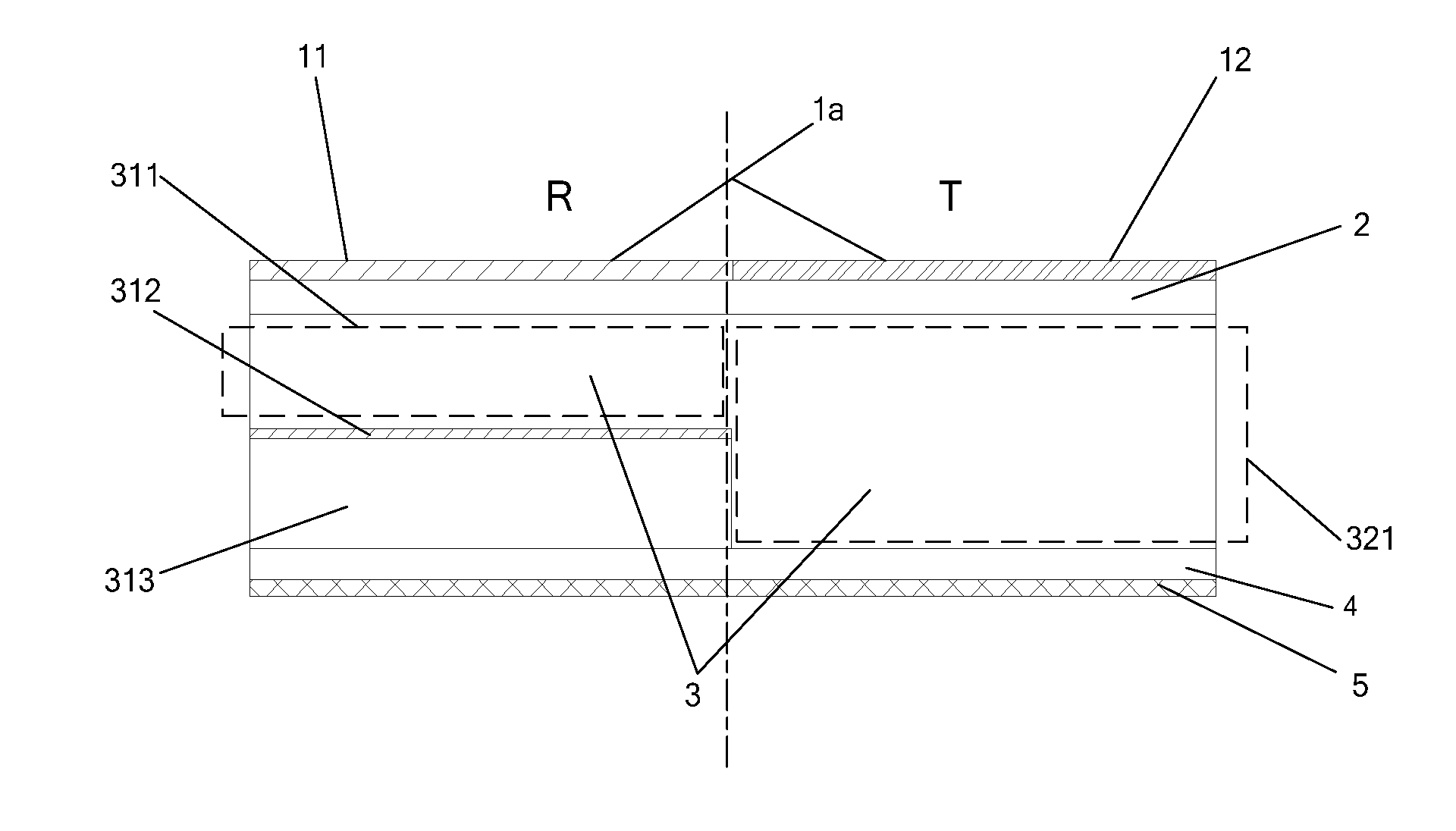 Transflective liquid crystal display panel and display device