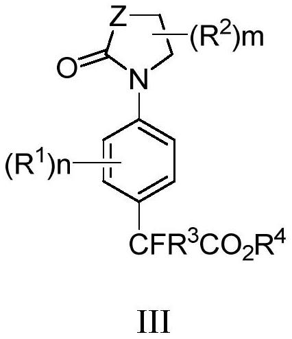 Aryl oxazolidinone compound of P-difluoroalkyl and preparation method thereof