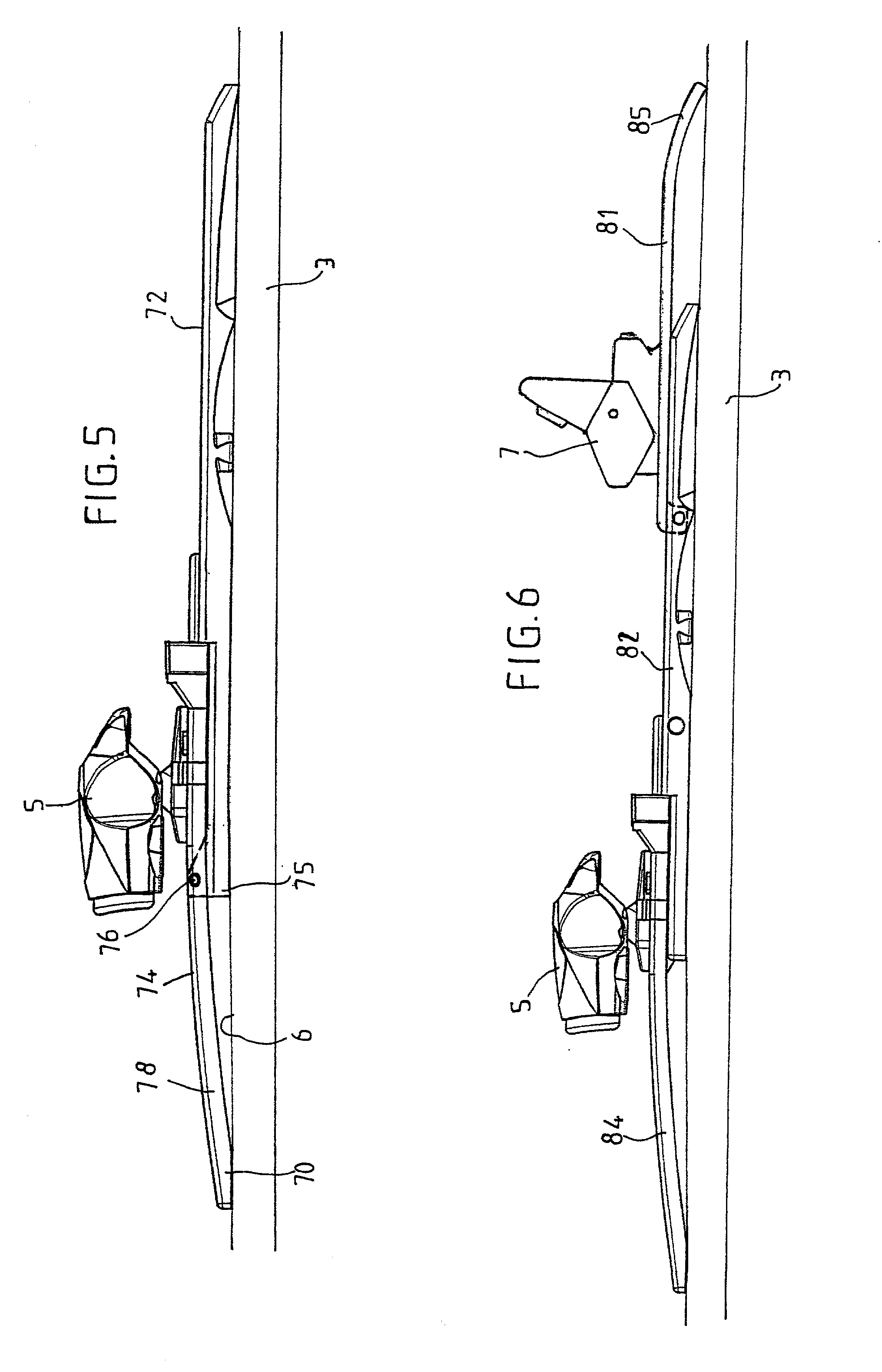 Device for raising at least one binding element used on a board for gliding