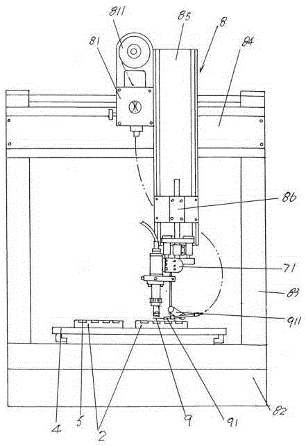 Welding method for multi-spot welding with welding wire equally divided welding head