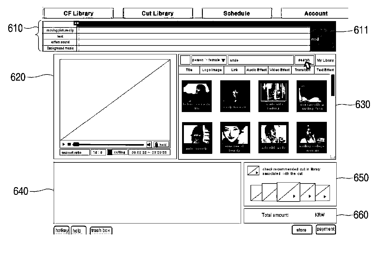 Method and apparatus for providing advertising moving picture