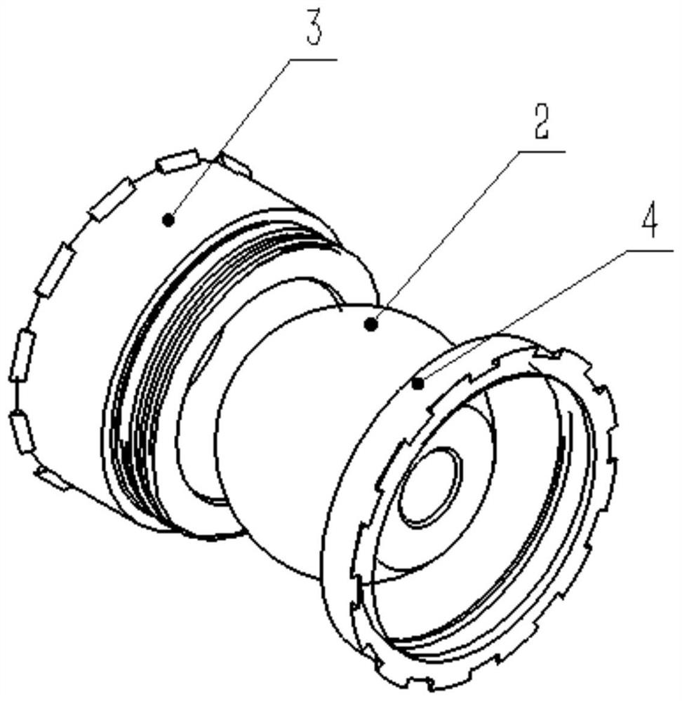 Novel knuckle bearing convenient to mount and replace