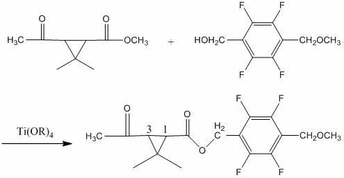 Compound containing acetyl pyrethroid, synthesis method and application thereof