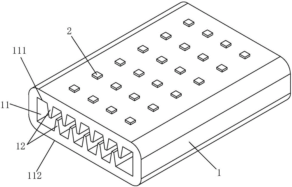 High-efficiency liquid cooling heat conduction structure and LED lamp