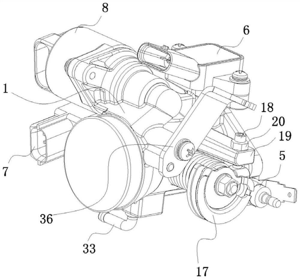 Throttle valve body