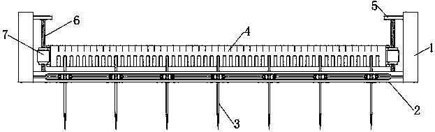 Cutting tool installing frame in paper cutting equipment