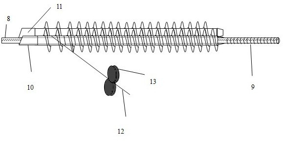 A large-core flexible optical fiber ribbon cable and its sheath processing device