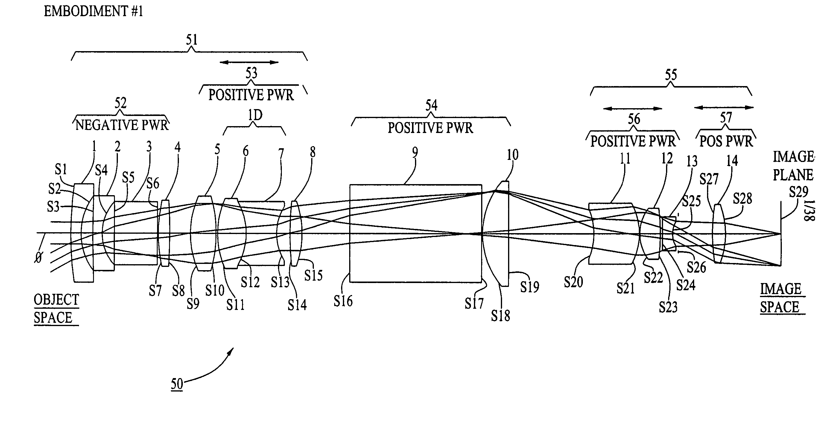 Wide-range, wide-angle compound zoom with simplified zooming structure