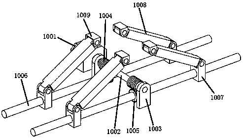 Full-automatic efficient furniture assembly line